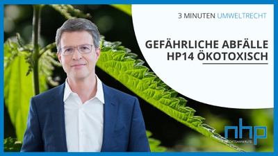 Gefährliche Abfälle - HP14 ökotoxisch