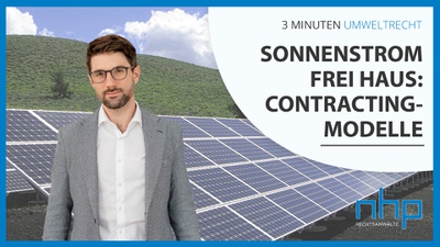 Sonnenstrom frei Haus: Contracting-Modelle