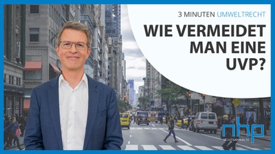 Wie vermeidet man eine UVP?