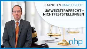 Umweltstrafrecht - Nichtfeststellungen