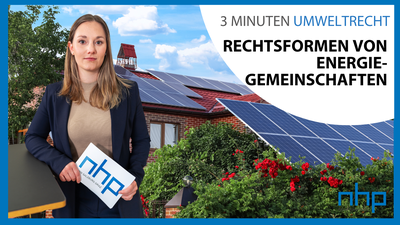 Rechtsformen von Energiegemeinschaften