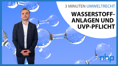 Wasserstoffananlagen & UVP-Pflicht