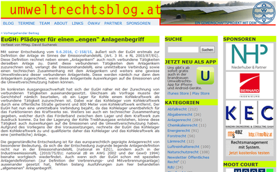 David Suchanek schreibt auf www.umweltrechtsblog.at