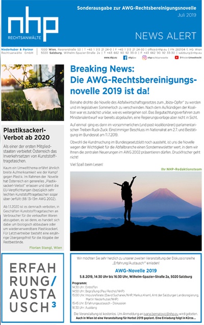 Sonderausgabe NHP News Alert Juli erschienen