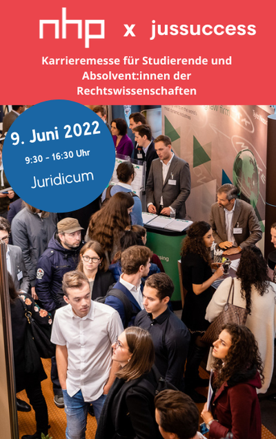 jussuccess22 am 9. Juni 2022 - Karrierechancen für Jurist:innen