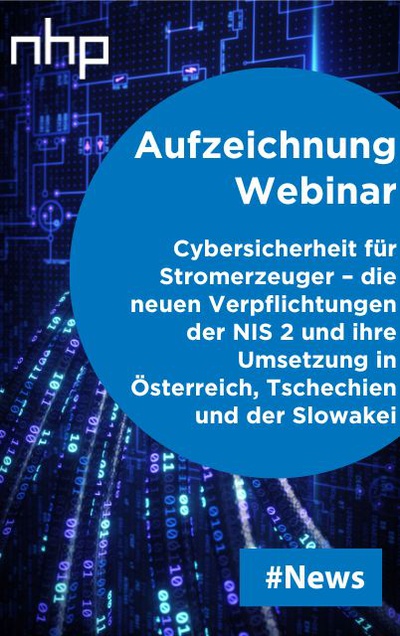 Aufzeichnung NHP Webinar von 2. Juli 2024 zu NIS 2