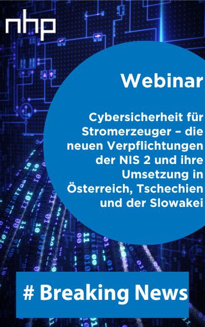 NHP Webinar am 2. Juli 2024 zu NIS 2