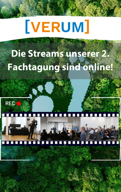 VERUM 360° NACHHALTIGKEIT: Alle Streams sind online